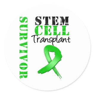 Survivor - Stem Cell Transplant Classic Round Sticker