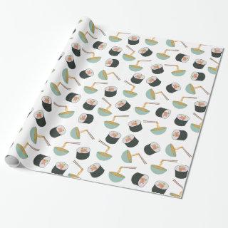 Sushi and Noodles Pattern