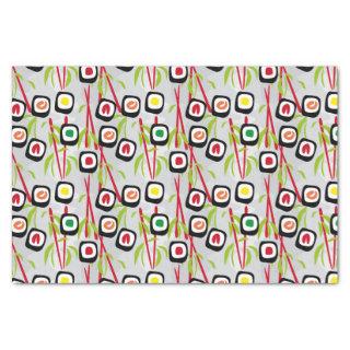 Sushi background tissue paper