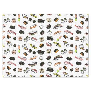 Sushi Characters Pattern Tissue Paper
