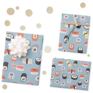 Sushi Nigiri Maki Roll Pattern  Sheets