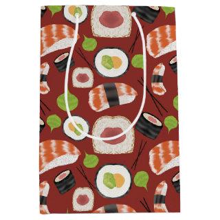 Sushi Pattern Medium Gift Bag