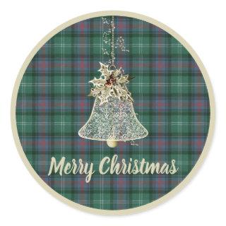 Sutherland Old Ancient Original Scottish Tartan Classic Round Sticker