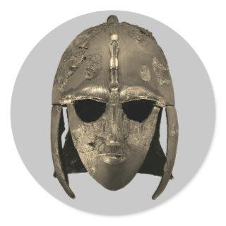 Sutton Hoo helmet Classic Round Sticker