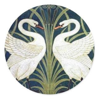Swan and Rush and Iris wallpaper Sticker