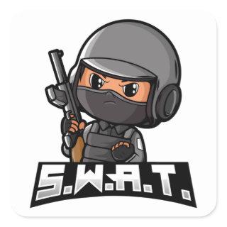 Swat Square Sticker