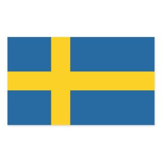 Sweden Flag Rectangular Sticker
