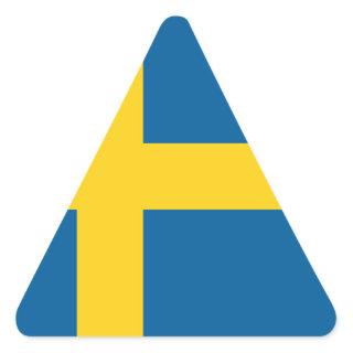 sweden flag triangle sticker
