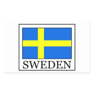 Sweden Rectangular Sticker