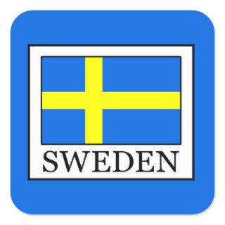 Sweden Square Sticker