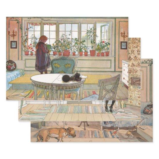 Swedish Art Selection of Carl Larsson  Sheets