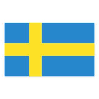 Swedish Flag Rectangular Sticker