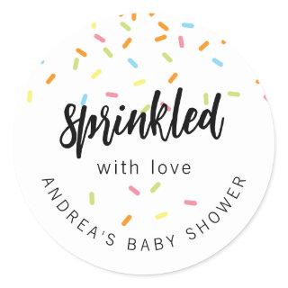 Sweet Baby Sprinkle Classic Round Sticker