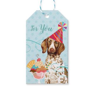 Sweet Birthday German Shorthaired Pointer Gift Tags