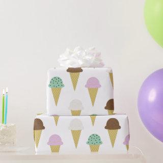 Sweet Ice Cream Cones Treat Party