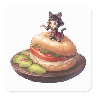 Sweet Inspired Design Square Sticker