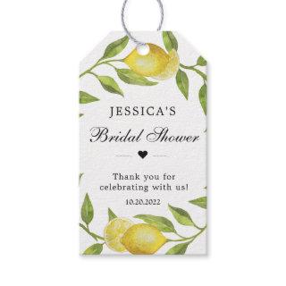 Sweet Lemons &  Greenery Gift Favor Tag Thank You