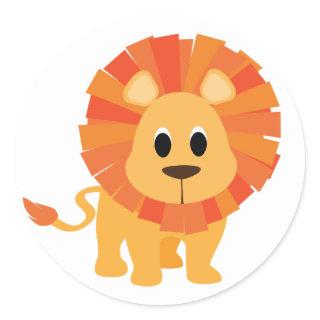 Sweet Lion Classic Round Sticker
