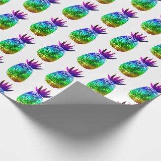 Sweet Pineapple Whimsical Rainbow Pattern Gift