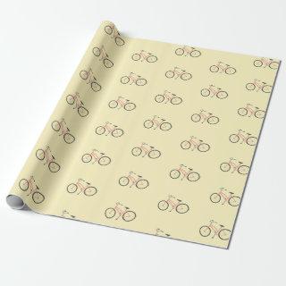 Sweet pink bicycles butter yellow