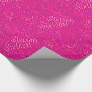 Sweet Sixteen Gift  Rolls - Giftwrap