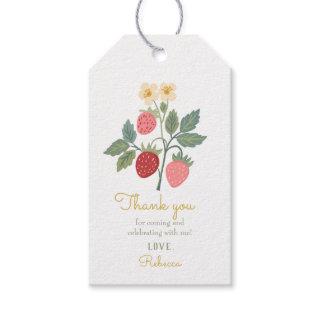Sweet Strawberry Bouquet Gift Tags