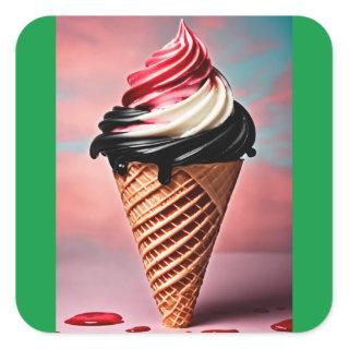 Sweet Summer Vibes: Ice Cream Delight Stickers