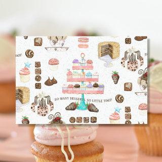 Sweet Treats Chocolates Cupcakes n Cakes Decoupage Tissue Paper