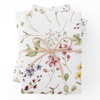 Sweet Wildflower Baby Shower  Sheets