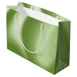 Swirling Green Large Gift Bag