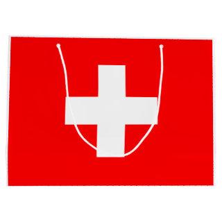 Swiss Flag (Switzerland) Large Gift Bag