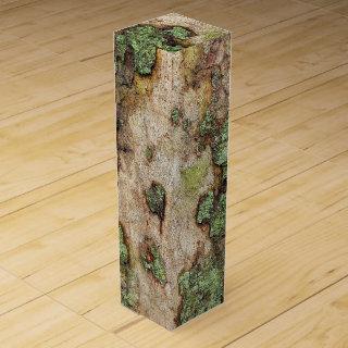 Sycamore Tree Bark Moss Lichen Wine Box