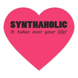 Synthaholic Life Heart Sticker