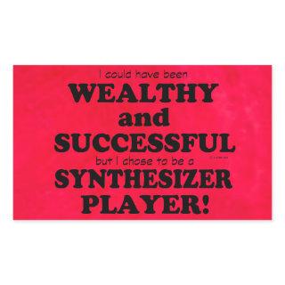 Synthesizer Wealthy & Successful Rectangular Stick Rectangular Sticker