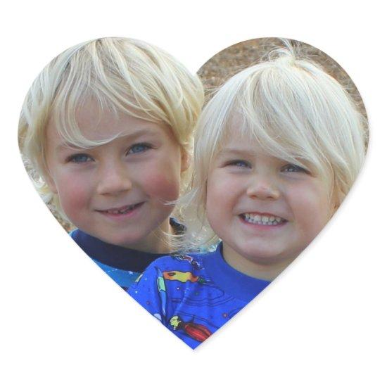 T8 & Jax Heart Stickers