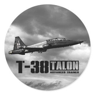 T-38 Talon Classic Round Sticker