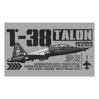 T-38 Talon Rectangular Sticker