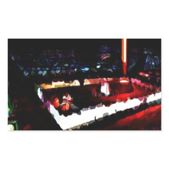 Tabernacle of God in the Wilderness Rectangular Sticker
