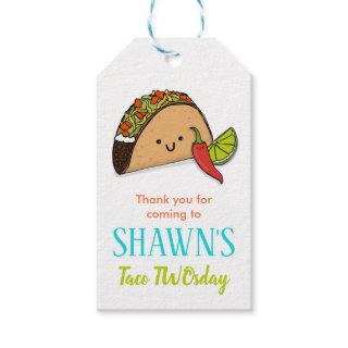 Taco Birthday Party Gift Tags