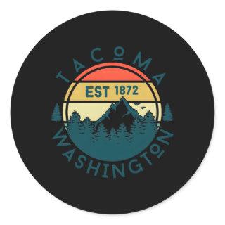 Tacoma Classic Round Sticker