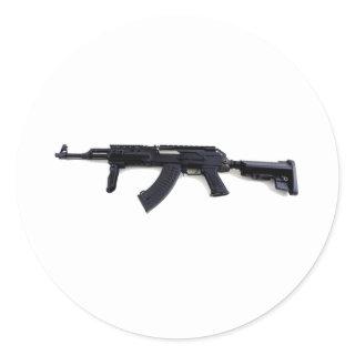 Tactical AK47 Assault Rifle Left Profile Sticker