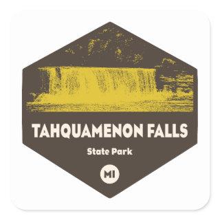 Tahquamenon Falls State Park Michigan Square Sticker