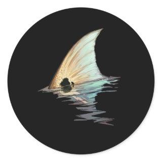 Tailing Redfish Redfish Tail Red Drum Fish Shirt  Classic Round Sticker