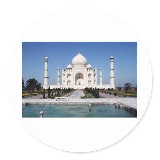 Taj Mahal Classic Round Sticker
