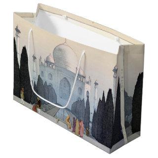 Taj Mahal, Hiroshi Yoshida, Woodcut Large Gift Bag