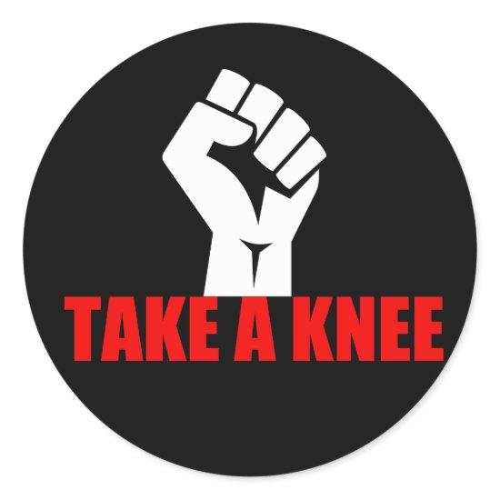 Take a Knee Classic Round Sticker