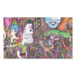 Take A Look Rectangular Sticker