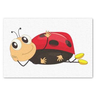 "TAKIN' IT EASY" LADYBUG TISSUE PAPER