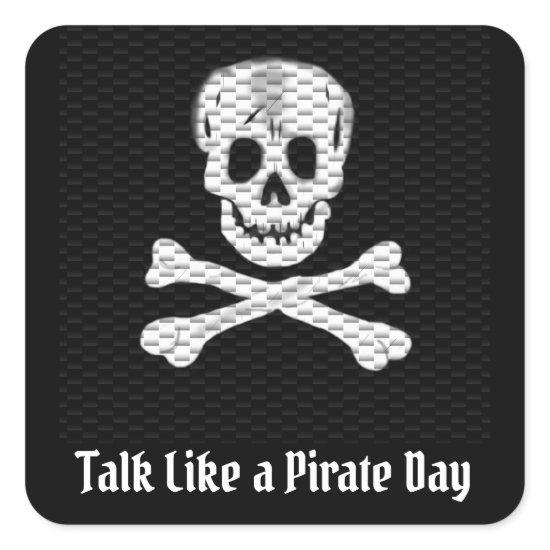 Talk Like a Pirate Day Square Sticker