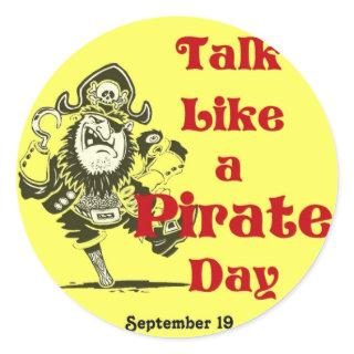 Talk Like a Pirate Day Sticker